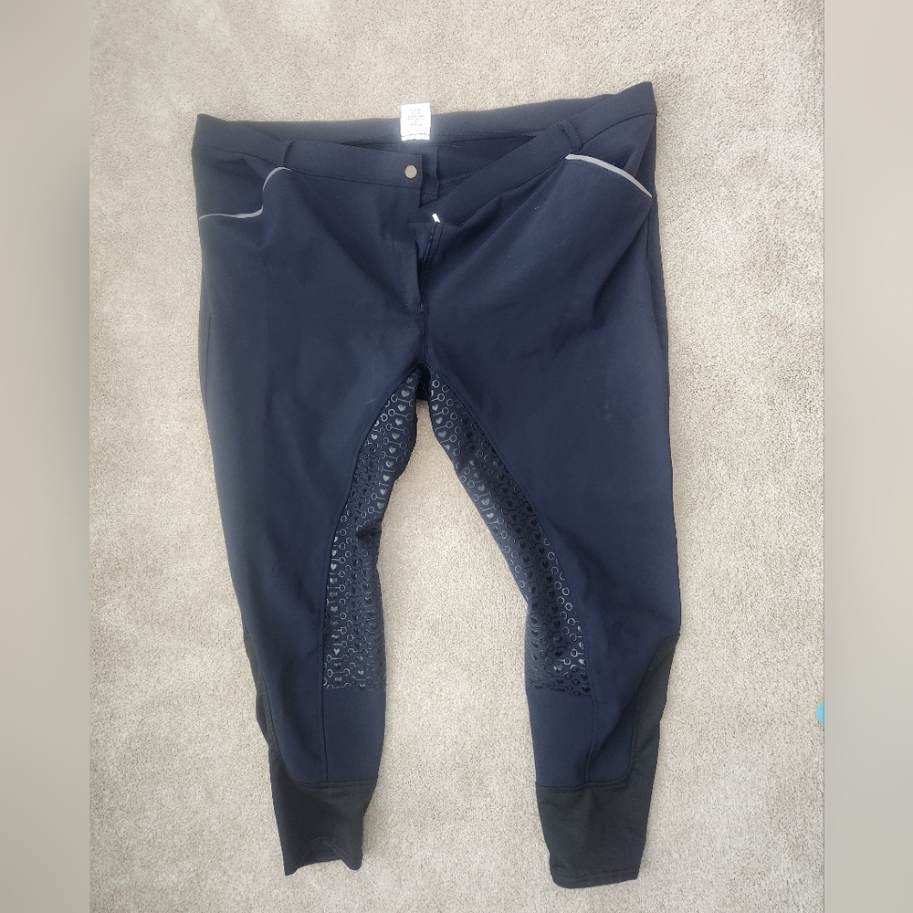 Plus Size Riding Canada Navy Full Seat Breeches
